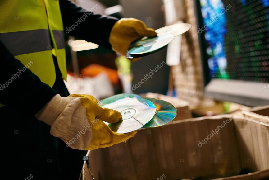 CD musicali stampati a colori